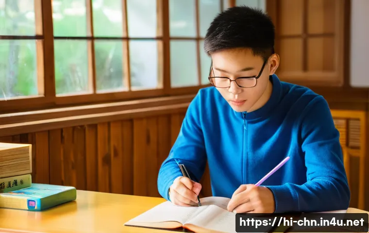 HSK 시험 중점 과목 분석 - **Prompt Title: "First Steps into HSK: A Bright Beginning"**
* **Image Description:** A warmly...