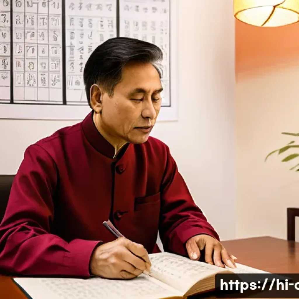 중국어 발음 교정 방법 - A detailed educational scene showing a Hindi-speaking adult learner attentively practicing Chinese p...